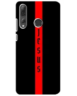 Чехол для Huawei P Smart Plus 2019 с картинкой «Красная линия веры»