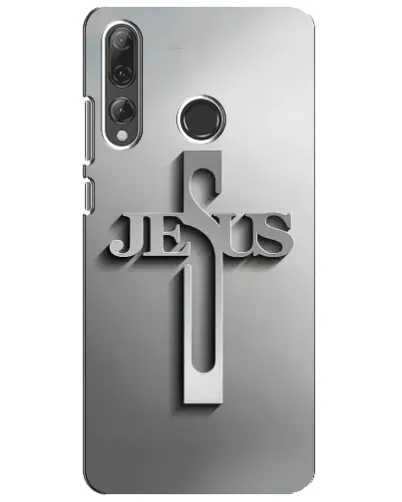 Чохол для Huawei P Smart Plus 2019 з картинкою «Металевий хрест Jesus» Чохол для Huawei P Smart Plus 2019 з картинкою «Металевий хрест Jesus»