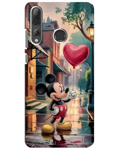 Чехол для Huawei P Smart Plus 2019 с картинкой «Микки и шарик-сердце» Чехол для Huawei P Smart Plus 2019 с картинкой «Микки и шарик-сердце»