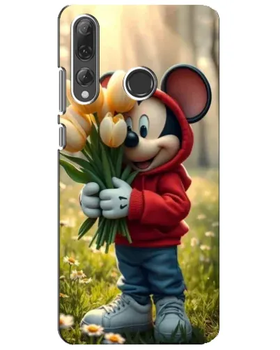 Чехол для Huawei P Smart Plus 2019 с картинкой «Микки с тюльпанами» Чехол для Huawei P Smart Plus 2019 с картинкой «Микки с тюльпанами»