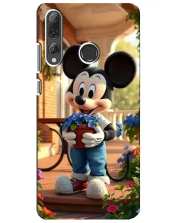 Чехол для Huawei P Smart Plus 2019 с картинкой «Микки садовод»