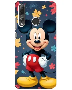 Чехол для Huawei P Smart Plus 2019 с картинкой «Осенний Mickey Mouse»