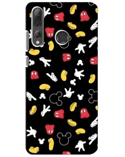 Чехол для Huawei P Smart Plus 2019 с картинкой «Графический принт лапок»