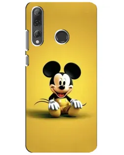 Чехол для Huawei P Smart Plus 2019 с картинкой «Микки на желтом»