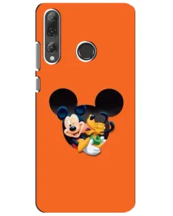 Чехол для Huawei P Smart Plus 2019 с картинкой «Сердце Микки Минни»