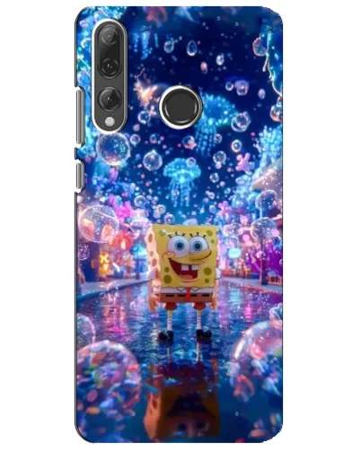 Чехол для Huawei P Smart Plus 2019 с картинкой «Неоновый океан» Чехол для Huawei P Smart Plus 2019 с картинкой «Неоновый океан»