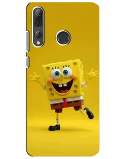 Чехол для Huawei P Smart Plus 2019 с картинкой «Позитивный Губка Боб»