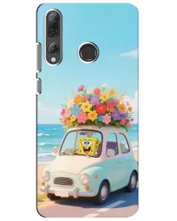 Чехол для Huawei P Smart Plus 2019 с картинкой «Автомобильное путешествие»