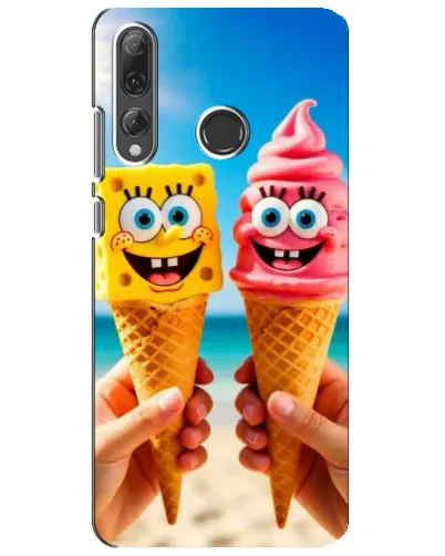 Чехол для Huawei P Smart Plus 2019 с картинкой «Спанч Боб мороженое» Чехол для Huawei P Smart Plus 2019 с картинкой «Спанч Боб мороженое»