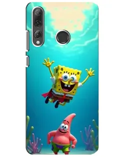 Чехол для Huawei P Smart Plus 2019 с картинкой «Спанч Боб под водой» Чехол для Huawei P Smart Plus 2019 с картинкой «Спанч Боб под водой»