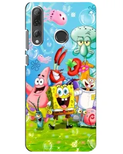 Чехол для Huawei P Smart Plus 2019 с картинкой «Губка Боб и друзья» Чехол для Huawei P Smart Plus 2019 с картинкой «Губка Боб и друзья»