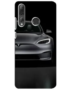 Чехол для Huawei P Smart Plus 2019 с картинкой «Tesla Model S Look»