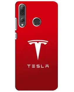 Чехол для Huawei P Smart Plus 2019 с картинкой «Tesla Red Classic»