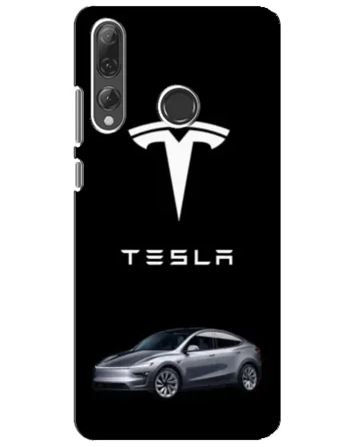 Чехол для Huawei P Smart Plus 2019 с картинкой «Tesla Model Y»