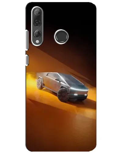 Чехол для Huawei P Smart Plus 2019 с картинкой «Cybertruck в пустыне»