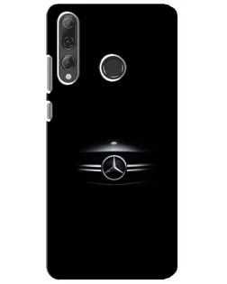 Чехол для Huawei P Smart Plus 2019 с картинкой «Mercedes — абстрактные линии»