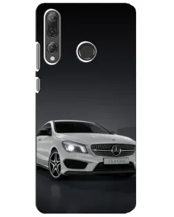 Чехол для Huawei P Smart Plus 2019 с картинкой «Mercedes AMG GT Silver»
