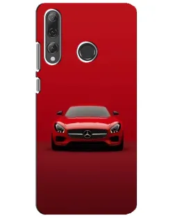 Чехол для Huawei P Smart Plus 2019 с картинкой «Красный Mercedes AMG»