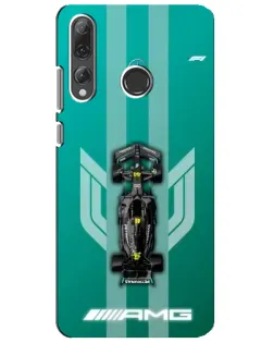 Чехол для Huawei P Smart Plus 2019 с картинкой «Mercedes AMG Petronas»