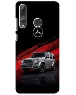 Чехол для Huawei P Smart Plus 2019 с картинкой «Mercedes G-Class красный»