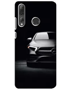 Чехол для Huawei P Smart Plus 2019 с картинкой «Свет фар Mercedes»
