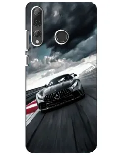 Чехол для Huawei P Smart Plus 2019 с картинкой «Гоночный Mercedes AMG»