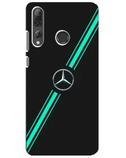 Чехол для Huawei P Smart Plus 2019 с картинкой «Спортивные линии Mercedes» Чехол для Huawei P Smart Plus 2019 с картинкой «Спортивные линии Mercedes»