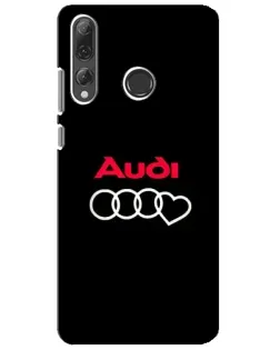 Чехол для Huawei P Smart Plus 2019 с картинкой «Логотип Audi Heart»
