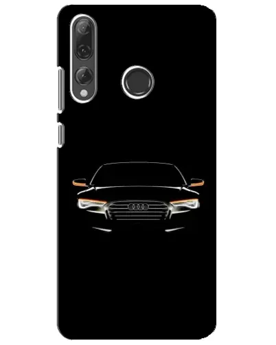Чехол для Huawei P Smart Plus 2019 с картинкой «Audi — ночной контур»