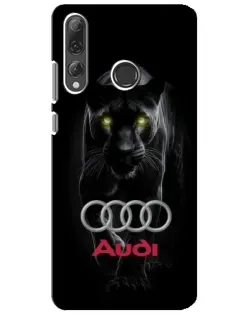 Чехол для Huawei P Smart Plus 2019 с картинкой «Пантера и Audi» Чехол для Huawei P Smart Plus 2019 с картинкой «Пантера и Audi»
