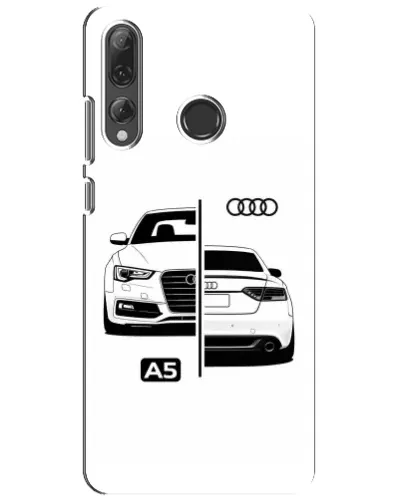 Чехол для Huawei P Smart Plus 2019 с картинкой «Audi — контрастный дизайн»