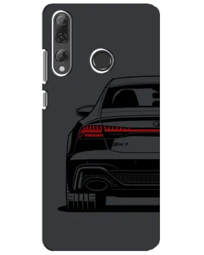 Чехол для Huawei P Smart Plus 2019 с картинкой «Задняя часть Audi — арт»