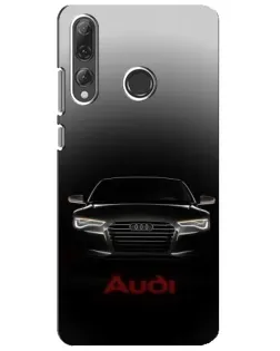 Чехол для Huawei P Smart Plus 2019 с картинкой «Audi — градиентный контур» Чехол для Huawei P Smart Plus 2019 с картинкой «Audi — градиентный контур»