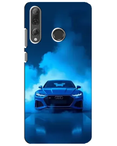 Чехол для Huawei P Smart Plus 2019 с картинкой «Audi — голубая энергия»