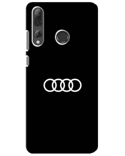Чехол для Huawei P Smart Plus 2019 с картинкой «Audi White Logo»