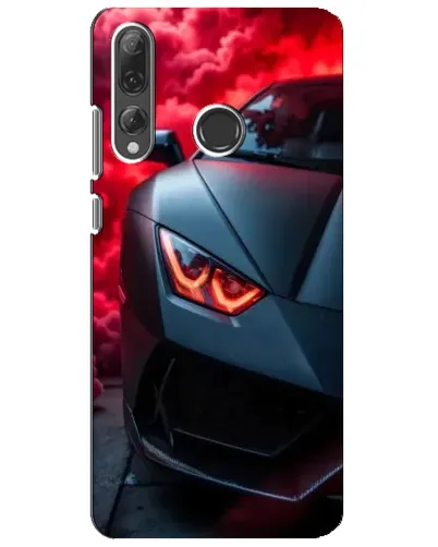 Чехол для Huawei P Smart Plus 2019 с картинкой «Lamborghini красное сияние» Чехол для Huawei P Smart Plus 2019 с картинкой «Lamborghini красное сияние»