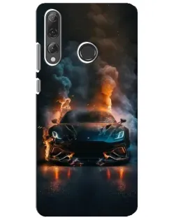 Чехол для Huawei P Smart Plus 2019 с картинкой «Lamborghini дымная эстетика» Чехол для Huawei P Smart Plus 2019 с картинкой «Lamborghini дымная эстетика»