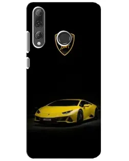 Чехол для Huawei P Smart Plus 2019 с картинкой «Lamborghini желтый акцент» Чехол для Huawei P Smart Plus 2019 с картинкой «Lamborghini желтый акцент»