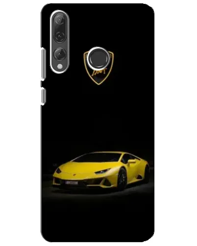 Чехол для Huawei P Smart Plus 2019 с картинкой «Lamborghini желтый акцент» Чехол для Huawei P Smart Plus 2019 с картинкой «Lamborghini желтый акцент»