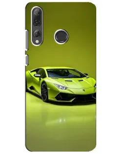 Чехол для Huawei P Smart Plus 2019 с картинкой «Салатовый Lamborghini Huracan» Чехол для Huawei P Smart Plus 2019 с картинкой «Салатовый Lamborghini Huracan»