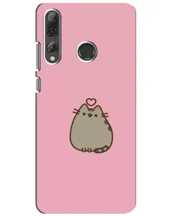 Чехол для Huawei P Smart Plus 2019 с картинкой «Pusheen сердце»