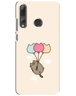 Чехол для Huawei P Smart Plus 2019 с картинкой «Пушин на шариках»