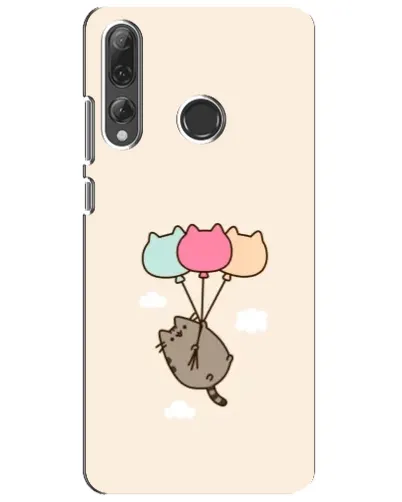 Чехол для Huawei P Smart Plus 2019 с картинкой «Пушин на шариках»