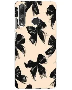 Чехол для Huawei P Smart Plus 2019 с картинкой «Паттерн черные банты» Чехол для Huawei P Smart Plus 2019 с картинкой «Паттерн черные банты»