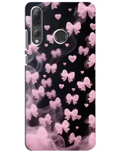 Чехол для Huawei P Smart Plus 2019 с картинкой «Неоновое кружево»