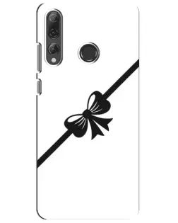 Чехол для Huawei P Smart Plus 2019 с картинкой «Диагональный бант»