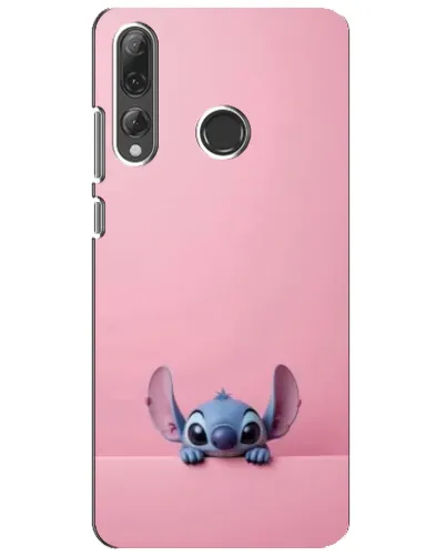 Чехол для Huawei P Smart Plus 2019 с картинкой «Stitch выглядывает»