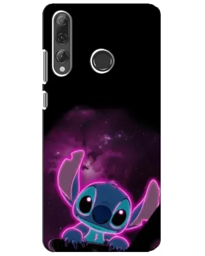 Чехол для Huawei P Smart Plus 2019 с картинкой «Неоновый Stitch»