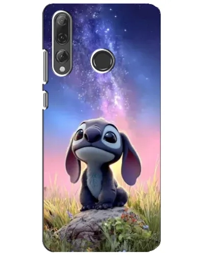 Чехол для Huawei P Smart Plus 2019 с картинкой «Стич на рассвете»