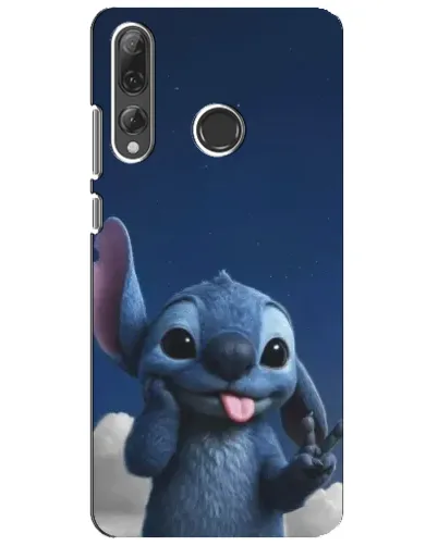 Чехол для Huawei P Smart Plus 2019 с картинкой «Стич в облаках»